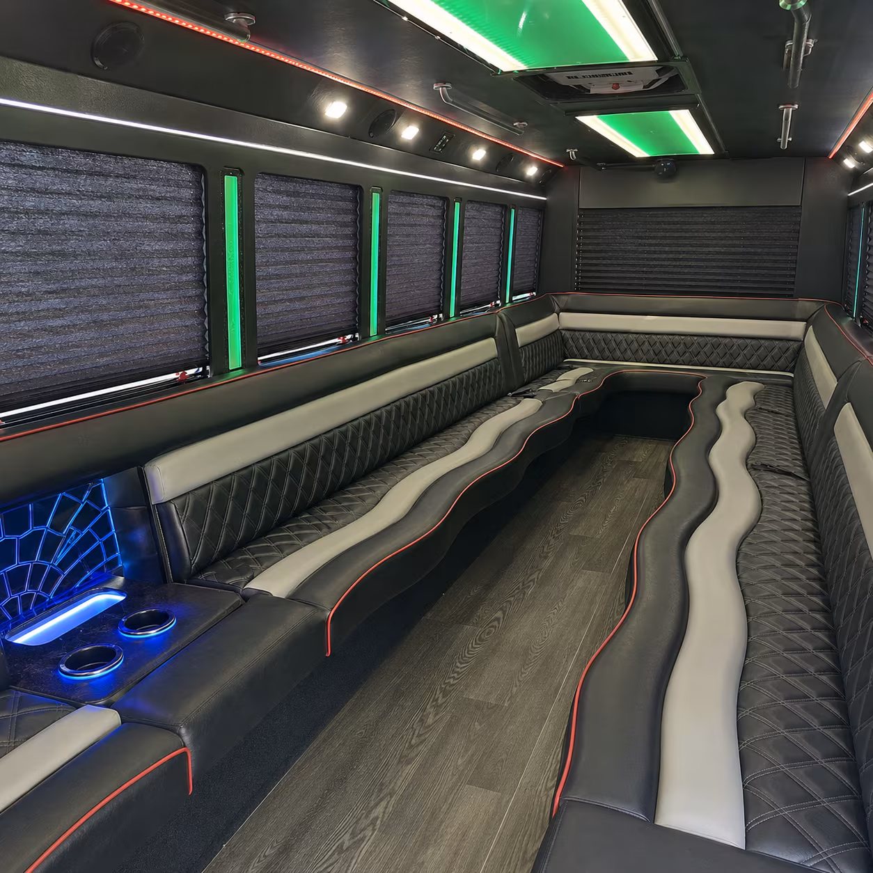 how bus type and group size affect bus rental rates in westminster