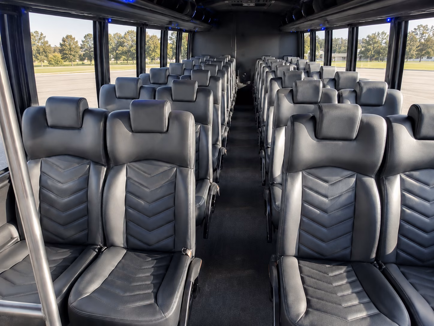westminster 18 passenger minibus interior