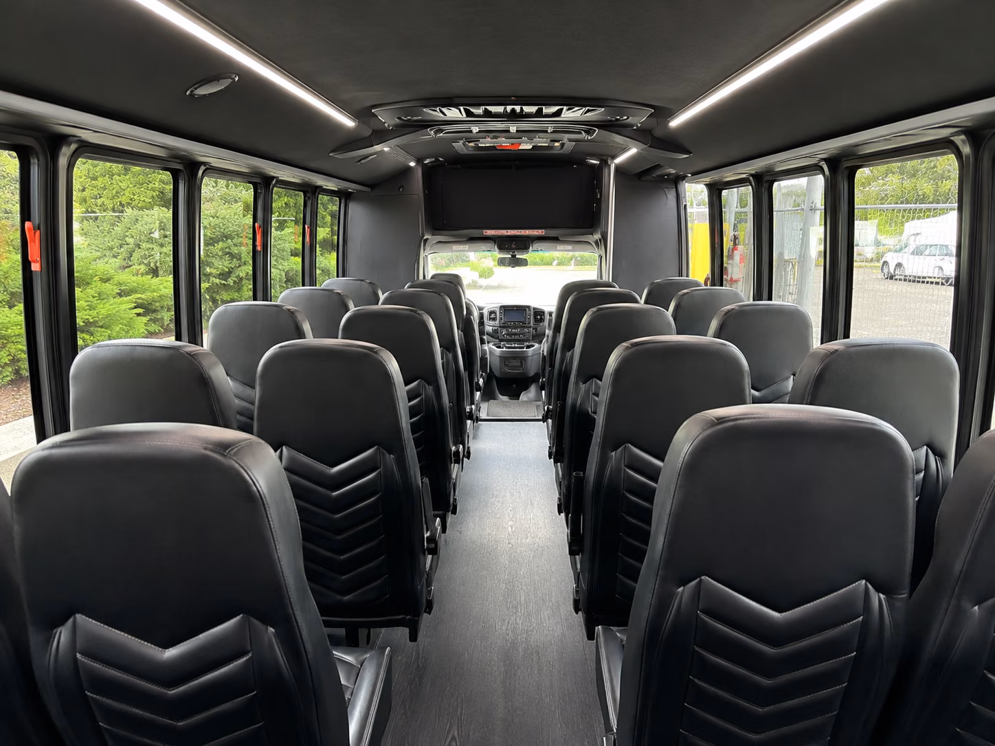 westminster 20 passenger minibus interior