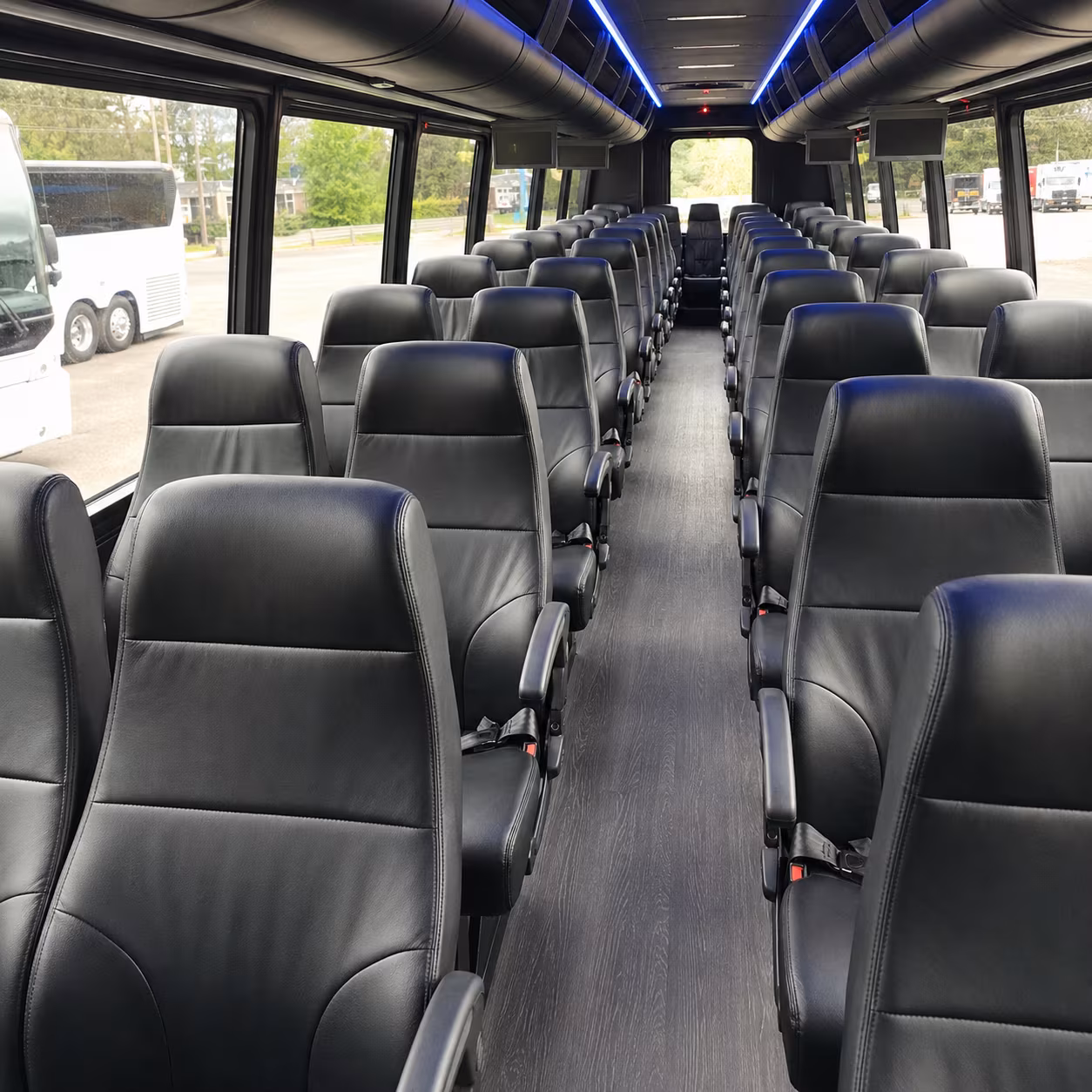 westminster 28 passenger minibus interior