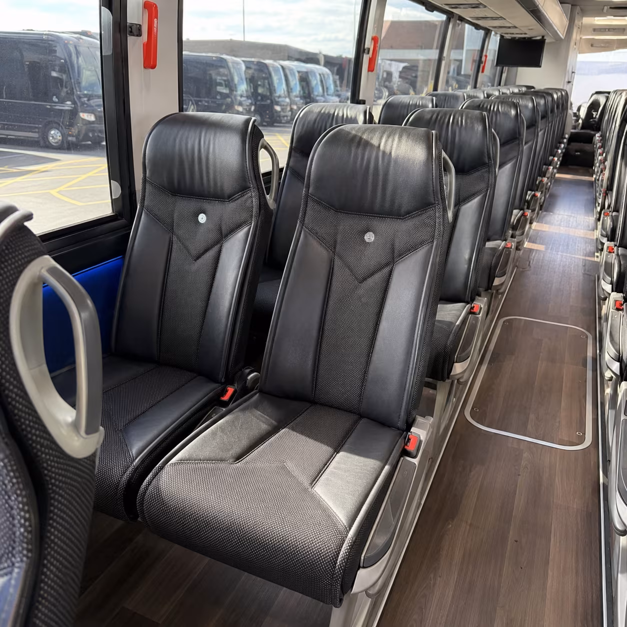 westminster 40 passenger charter bus interior