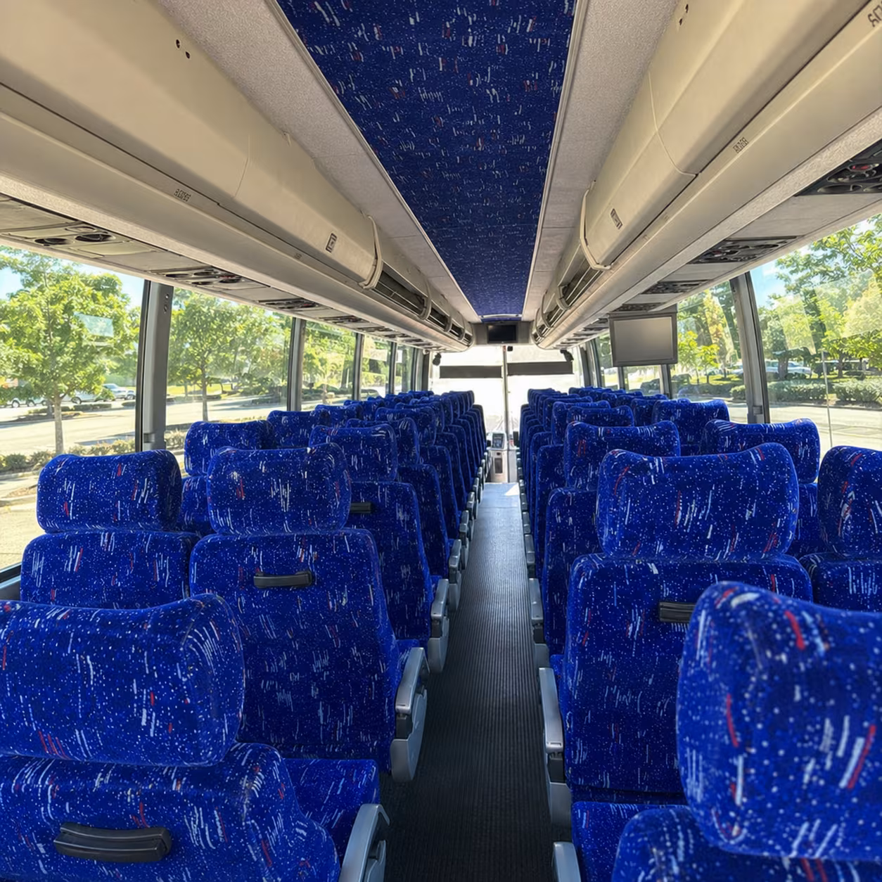 westminster charter bus inside