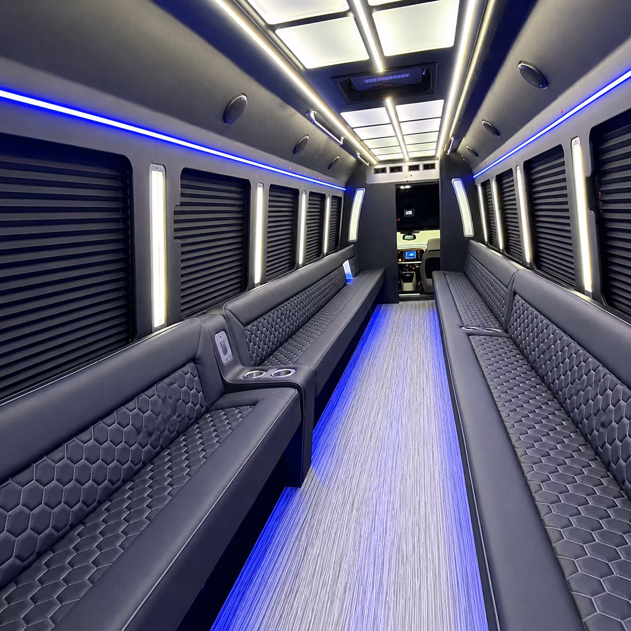 westminster party bus interior